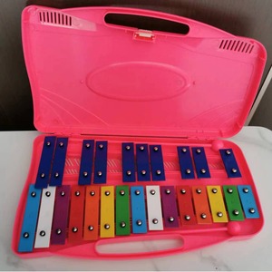 Venta caliente multicolor educación temprana <span class=keywords><strong>instrumento</strong></span> musical percusión de plástico <span class=keywords><strong>caja</strong></span> de 25 tonos - Product Image 3