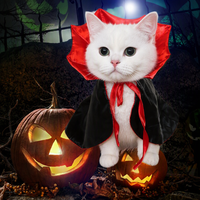 Nouveaux accessoires pour animaux de compagnie, vêtements pour chats et chiens, élégants et traditionnels, en polyester, pour l'hiver, mignons, pour Halloween et Noël, en vente chaude