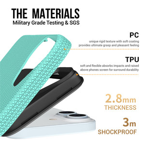 Có Thể Tháo Rời Mạ Nút Hai Lớp 2 Trong 1 TPU PC Tam Giác Mô Hình Điện Thoại Di Động Trường Hợp Đối Với <span class=keywords><strong>iPhone</strong></span> 16 Cộng Với 15 14 13 12 Pro Max - Product Image 4