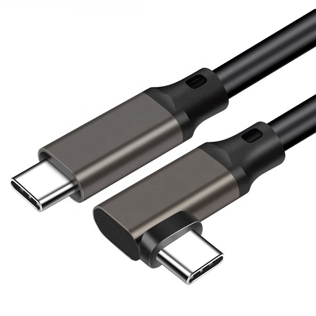0.5m 100W 20Gbps 4K 60HZ Type c Cable Right Angle in Stock
