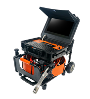 AMJET R22-MAX 360 °   Caméra d'inspection de plomberie 1080P Full HD en acier inoxydable pour l'inspection des canalisations