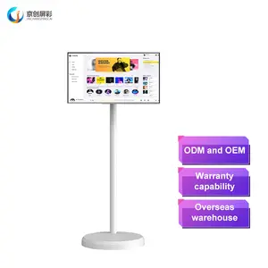 21.5 Inch Battery-Power Android JCPC Stand By Me Tv Rechargeable 22" 1080p Hd Hdr Lcd Webos Smart Tv With 4hr Battery