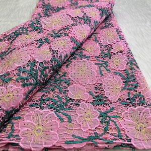 Guipure <span class=keywords><strong>Cordon</strong></span> Dentelle Broderie Dentelle Pierres Textile Soluble Dans L'eau Dentelle Française Tissu - Product Image 5