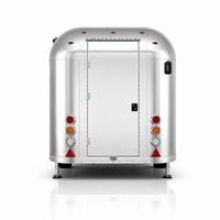 Camion de restauration mobile en aluminium coloré certifié DOT avec cuisine complète à vendre aux États-Unis