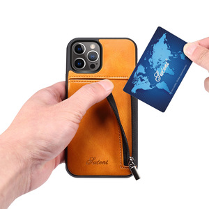 Nuova custodia per <span class=keywords><strong>iPhone</strong></span> 13 Pro Max in similpelle con cerniera, portafoglio e porta carte. - Product Image 3