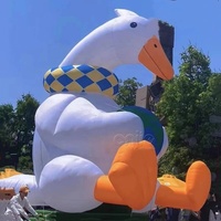 Canard gonflable géant pour la publicité, canard en caoutchouc gonflable dans le lac ou sur terre pour la propagande