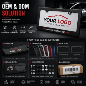 Portaplacas de Acrílico con Diseño de Anime para Porsche, de Plástico ABS, Apto para Múltiples Modelos de Vehículos - Product Image 4