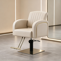 Chaise de barbier hydraulique confortable au design nouveau et populaire pour salon de coiffure et de beauté
