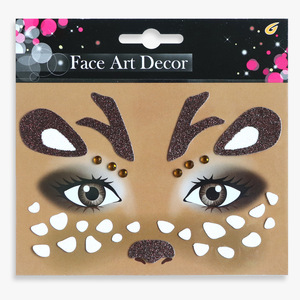 Pegatinas Faciales para Fiestas <span class=keywords><strong>de</strong></span> Halloween y Navidad, Pegatinas Faciales con Brillantina, Pegatinas <span class=keywords><strong>de</strong></span> Diamantes para Maquillaje y Escenario, Pegatinas <span class=keywords><strong>de</strong></span> Tatuajes - Product Image 6