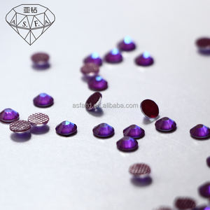 ASFA315 Sunshine Burgundy Crystal Hot Fix Rhinestones Glass Material Quality Durable For DIY <b>Nails</b> Crafts Apparel Embellishments - Product Image 4