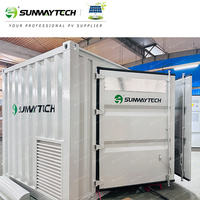 Sistema de Energía Independiente que Integra PCS, EMS, BMS, Gabinete de Carga y Almacenamiento Solar de 120kw 125kw 241kwh 261kwh con Refrigeración Líquida