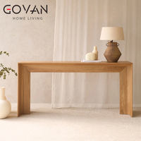 Table console en bois massif de la série nordique, écologique, pour salon, hôtel, hôpital