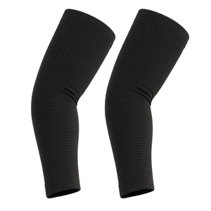 Manchons de cyclisme en soie glacée rayés unisexe anti-UV respirants séchage rapide anti-transpiration protection solaire sports de plein air - Product Image 5