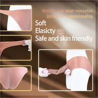 Pantalones con Dildo Realista de Silicona Platino para Hombre, Funda para Pene, Pantalones con Funda para Pene Usables