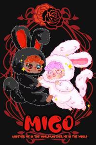 Baby Three Migo-<span class=keywords><strong>Another</strong></span> Me World, Caja Sorpresa de Diseño Dual, Personaje de <span class=keywords><strong>Anime</strong></span> Coleccionable, Peluche Transformable de Vinilo, 30-34 cm - Product Image 4