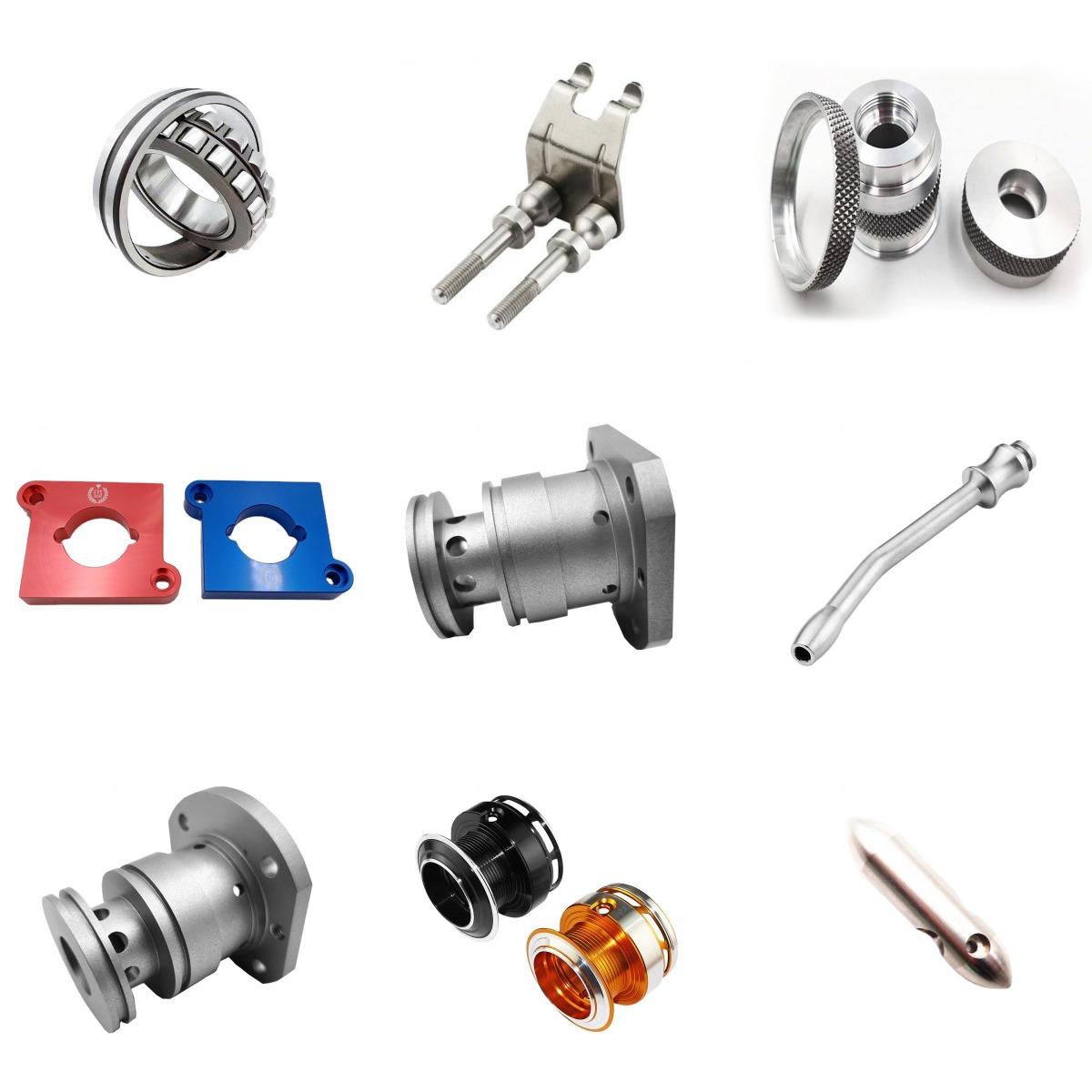 OEM Custom Precision Spare Parts Components Stainless Steel CNC Machining Services for Hardware Turned Hardware Components