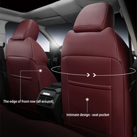 Fundas de Asientos de Coche de Cuero de Lujo Personalizadas, Juego Completo Impermeable, Fundas Universales para Asientos de Auto 100% Probadas, Protector de Asientos
