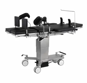 2000x500x 300-670 Mm Germany Castor Mechanical Surgical Bed Operation Table Manual Hydraulic Operating Table