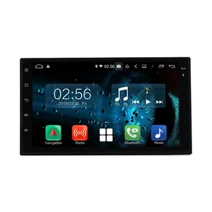 Sıcak satış Android oto Stereo araba stereo için 8 çekirdekli GPS ile evrensel modeli ile tam dokunmatik HD ekran/GPS/ayna bağlantı/DVR/TPMS