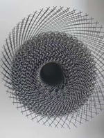 Grillage métallique galvanisé en bobine pour enduit mural, maille de 100, 150, 200 mm, 25x12, 0,35 mm, vente en gros