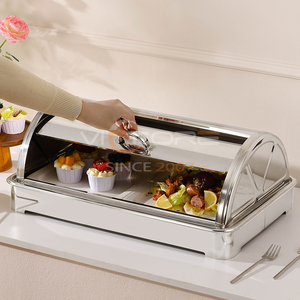 Bánh Sushi gốm khay tấm tự chọn hiển thị đứng thiết bị salad thực phẩm lạnh hiển thị - Product Image 3