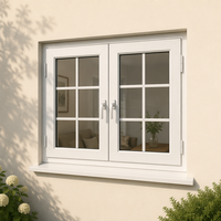 Ventanas de Aluminio Modernas de Estilo Americano, de Alta Eficiencia y Resistentes al Viento, Venta al por Mayor, Seguras y Duraderas