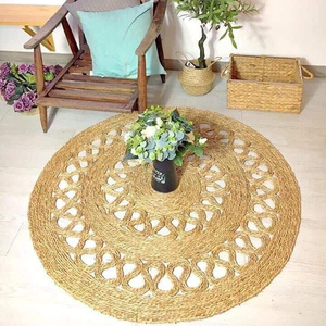 Tapis écologique en jonc de mer, taille personnalisée à la main, importé de l'allemagne - Product Image 1