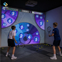 Aire de jeux intérieure AR Sport avec plus de 20 jeux interactifs multi-balles, écran tactile LED, garantie de 3 ans pour plusieurs utilisateurs
