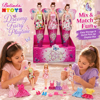 Poupée de mode Belinda de 11,5 pouces pour filles, corps articulé, poupée en plastique solide pour filles, jouets de jeu d'imitation pour filles, coffret cadeau