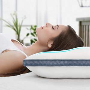 Penjualan laris nyaman penutup serat daur ulang GRS bantal alergi hypo kualitas <span class=keywords><strong>Hotel</strong></span> tidur Premium untuk tempat tidur - Product Image 2