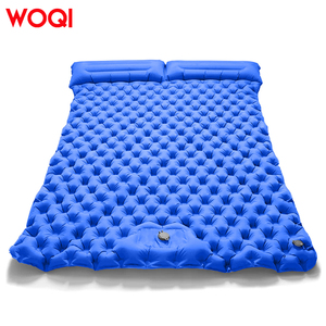 WOQI <span class=keywords><strong>Matelas</strong></span> gonflable portable 3D pour 2 personnes pour les campeurs <span class=keywords><strong>Matelas</strong></span> de <span class=keywords><strong>sol</strong></span> gonflable extérieur à remplissage d'air rapide - Product Image 4