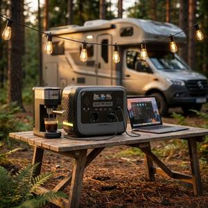 Station d'alimentation portable haute capacité 300W 700W 1200W 2400W, générateur solaire pour le camping en plein air et la sauvegarde à domicile - Product Image 6