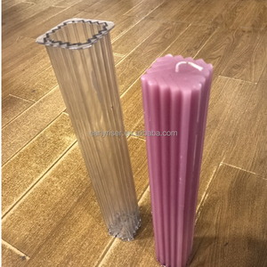 Early Riser <strong>Large</strong> Acrylic Cylinder <strong>Candle</strong> Mold Custom Logo Mold <strong>Candle</strong> Making Plastic <strong>Candle</strong> Mold - Product Image 4