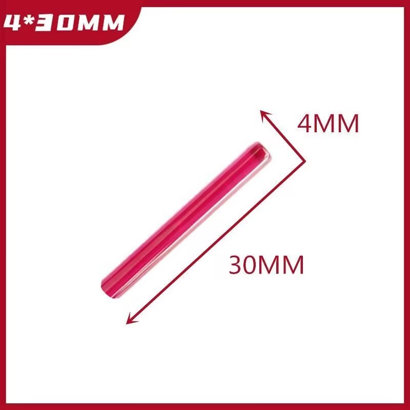 4mm 30mm Ruby varilla de alambre