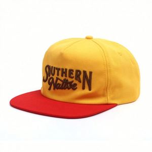 Manufacturer Custom 5 Panel <b>Men</b> Snapback Hats Embroidery Patch Logo <b>Flat</b> Bill Snapback Hat - Product Image 1