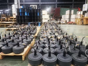 Ventilateur de plafond HVLS à économie d'énergie pour entrepôt, usine, atelier, terrain de basket-ball, refroidissement industriel de grande envergure - Product Image 4