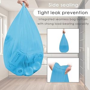 Bolsas de Basura Portátiles Huamaohengchun de 2-4 Galones, Bolsas de Basura Pequeñas Tipo Chaleco Reforzadas para Oficina, Cocina, Dormitorio y Más - Product Image 5