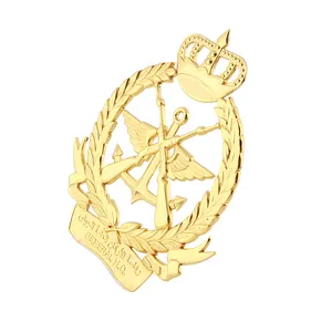 Chinese Supplier Custom Luxury Design Hard Enamel Zinc Alloy Metal Anchor Flag Lapel Pin