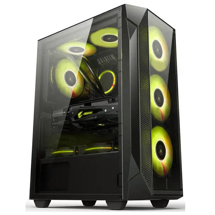 RUIX Removable dust filter gaming case OEM pc cabinet hot selling mid tower