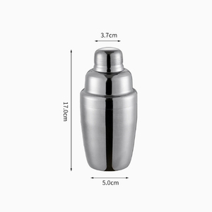 DF 01 Ensemble de shaker à cocktails en acier inoxydable à trois étages, style minimaliste moderne, pour usage domestique, kit de démarrage - Product Image 4