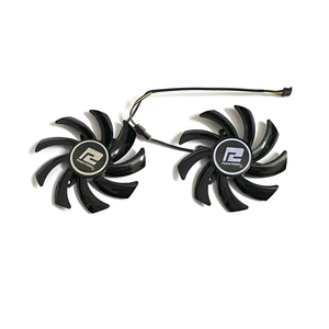 El nuevo ventilador gráfico 85mm RX <span class=keywords><strong>5700</strong></span> 5500 5600 <span class=keywords><strong>XT</strong></span> está disponible para el ventilador de refrigeración Powercolor RX 6700XT 6600XT <span class=keywords><strong>6600</strong></span> Fighter - Product Image 4