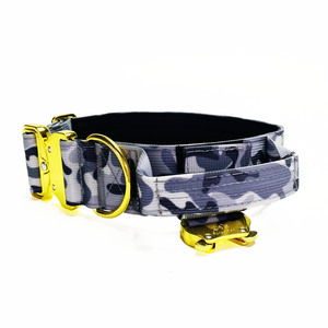 เสื้อกั๊กฝึกสุนัขสำหรับกิจกรรมกลางแจ้งแบบขายส่ง พร้อมหัวเข็มขัดโลหะสีทองหรูหราและบุนวมนีโอพรีนอย่างนุ่ม - Product Image 5