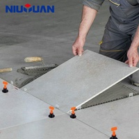 Système de nivellement de carreaux NIUYUAN, aiguille en acier durable en céramique, vis de réglage