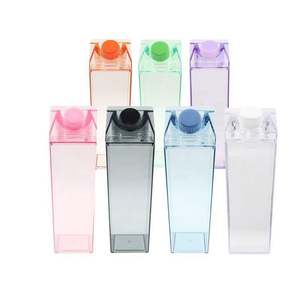 2026 Hot Selling Clear Frosted Square <b>Plastic</b> <b>Water</b> <b>Bottle</b> With <b>Plastic</b> Lid - Product Image 5