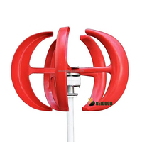 1000w 12v 24v turbine éolienne domestique, contrôleur d'éolienne à axe vertical