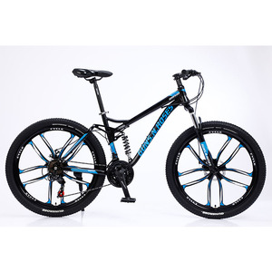 <span class=keywords><strong>Cadre</strong></span> de <span class=keywords><strong>VTT</strong></span> à suspension intégrale de 26 pouces avec freins à disque à 21 vitesses pour hommes et femmes - Product Image 4