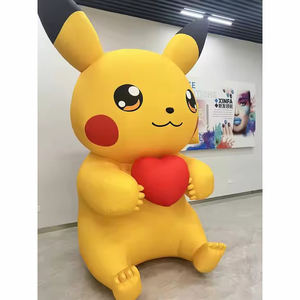 Meilleures Ventes Mascotte Personnalisée Géante en PVC, Personnage Gonflable Géant Mignon de Dessin Animé <span class=keywords><strong>Pikachu</strong></span> pour Publicité et Promotion - Product Image 1