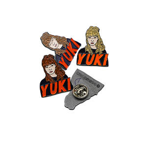 Pin metálico esmaltado suave personalizado para fans, pin de cantante POP, insignia para colección de fans - Product Image 2