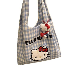Wholesale Cartoon Printed Canvas Tote Bag Reusable Eco Friendly <b>Handbag</b> with Custom Logo for Shopping - Product Image 5