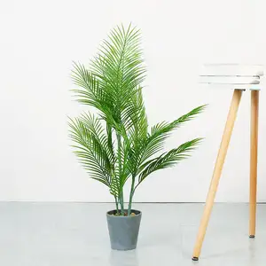 Customized Leaves Wall Hanging Plastic Ferns Artificial Vertical Garden Wall Plant